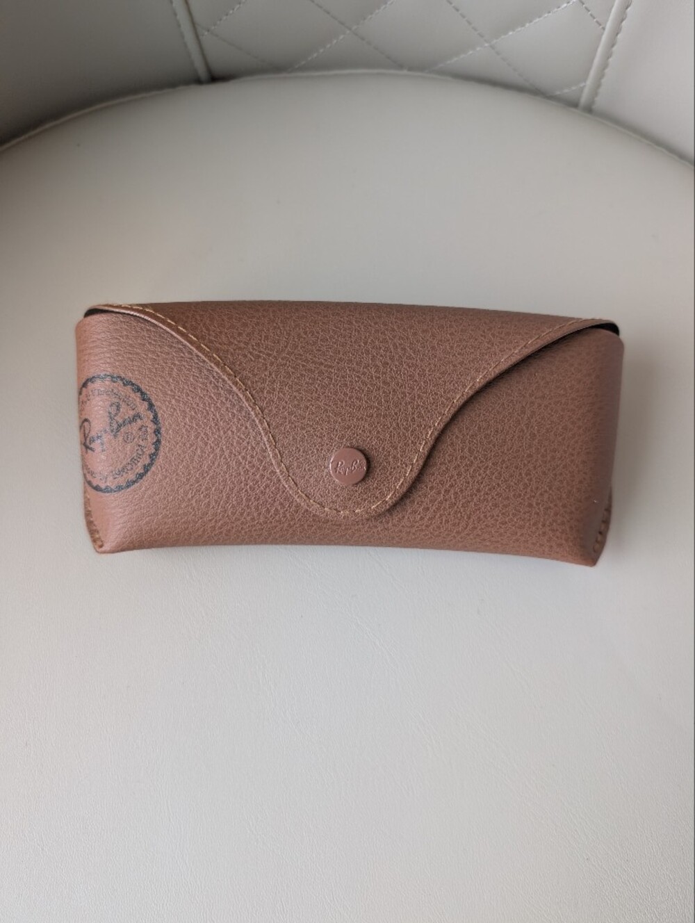 Ray-Ban Brown Leather Sunglasses Eyewear Case Unisex